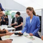Kate Middleton sorprende a los aficionados con una visita inesperada a Wimbledon
