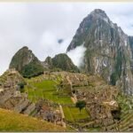 Vista panorámica de la ciudadela de Machu Picchu, Perú